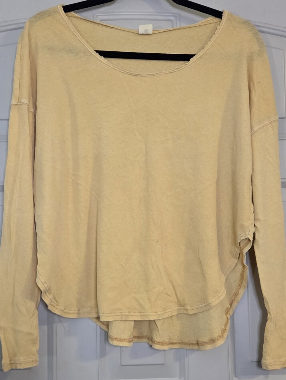 We The Free - Oversized Long Sleeve Scoop Neck Top